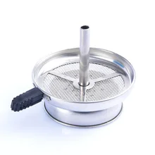 1 Pcs Shisha Hookah Charcoal Bowl with Handle Charcoal Screen Chicha Narguile Hookah Bowl Hookah Gadget