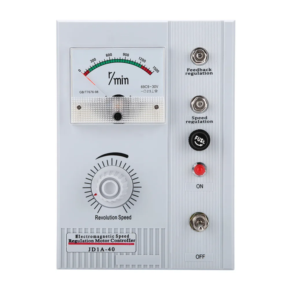 

1 PC AC 220-240V Motor Speed Controller Electromagnetic Motor Adjustable Speed Controller Governor JD1A-40 Controlador del motor