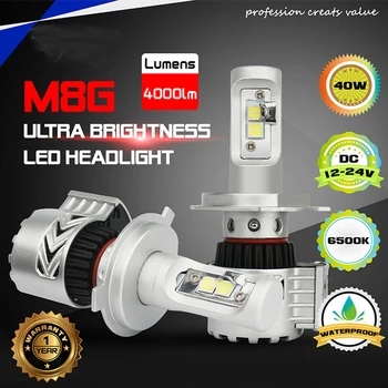 

YSY 1set G8 72W 36W Automobile LED Headlight 9005 HB3 9006 HB4 LED Bulb Kit 12000lm 6500K H4 H7 LED Car Lamps Light Source