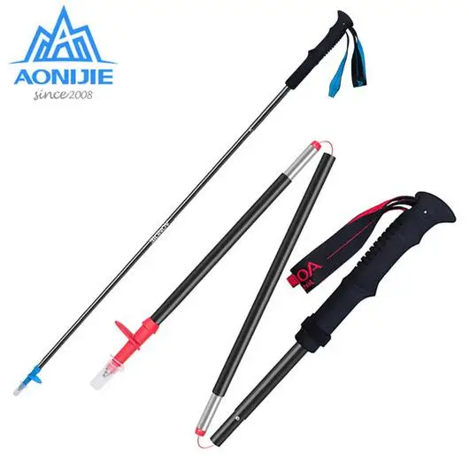 

AONIJIE Walking Sticks Anti-shock Trekking Pole Lightweight Hiking Sticks Nordic Walking Stick Trekking Cane 3 Sections