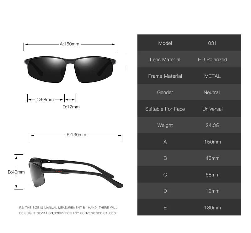 Диоптрийные поляризационные солнцезащитные очки для мужчин и женщин, близорукие очки, модные квадратные мужские очки для вождения UV400 NX