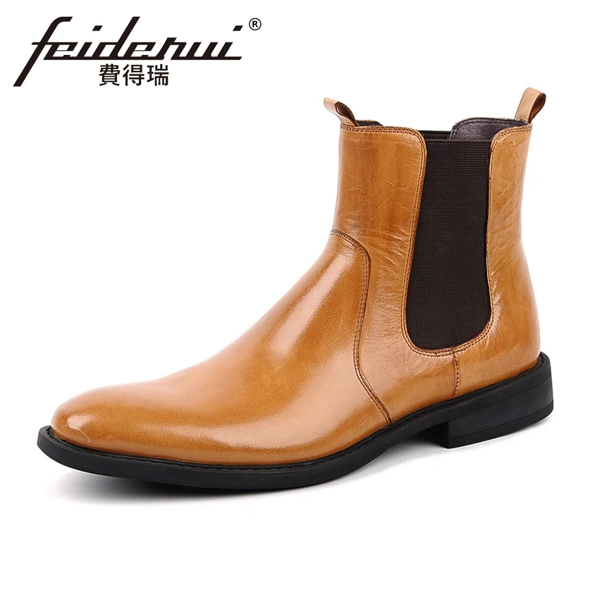 Buy High Quality Basic Genuine Leather Men's Chelsea