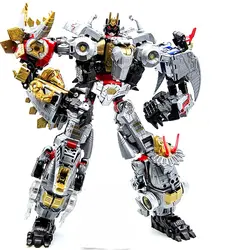 Dinoking вулканикус Гримлок шлак Sludge Snarl Swoop slash Dinobots 5IN1 фигурку робот игрушечные лошадки