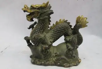 

China Dynasty Classical Pure Bronze Monkey ancient wild beast Jar Crock Wine Pot