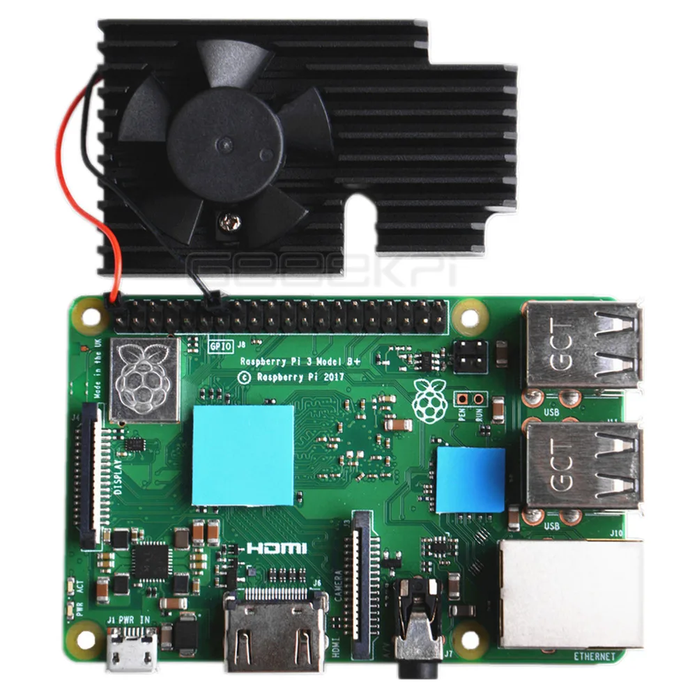 Computer Heatsinks Easycargo Raspberry Pi 4 Heatsink Fan Kit 4 Set ...