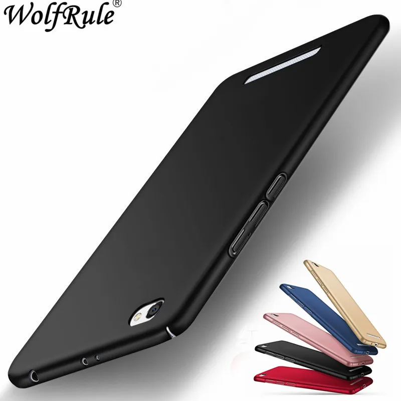 

WolfRule Phone Case Xiaomi Redmi 4A Cover Ultra-thin Back Protection Plastic Case For Xiaomi Redmi 4A Case Redmi 4A Fudnas 5.0"<