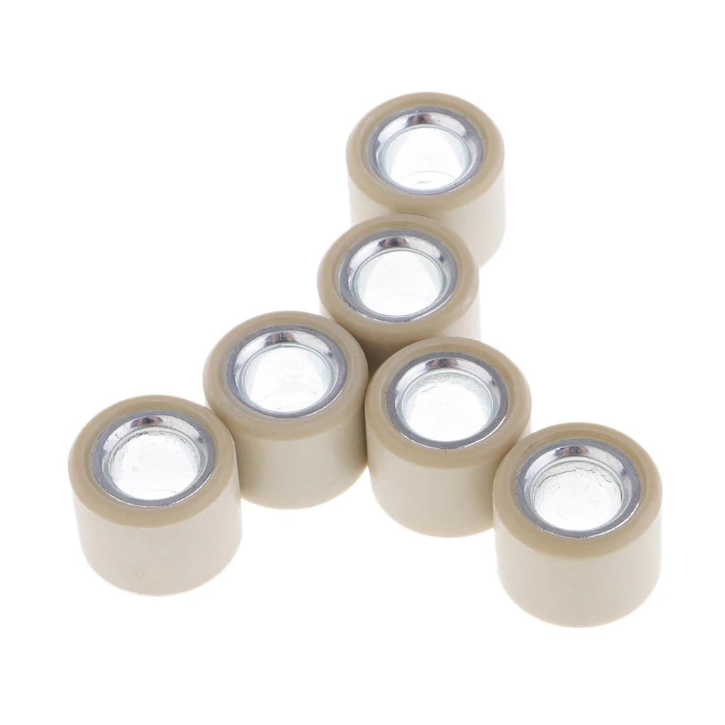 6 Pieces Variator Rollers Roller Weights 8.5g 16x13 For GY6 50CC 80CC Engine Scooter Variator Drive Wheel Assembly