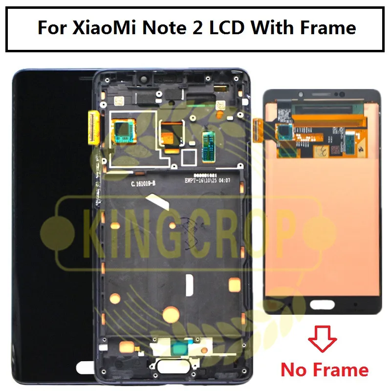 ЖК дисплей 5 7 &quotFHD для Xiaomi Mi Note 2 сменный сенсорный экран с дигитайзером в сборе 2|lcd