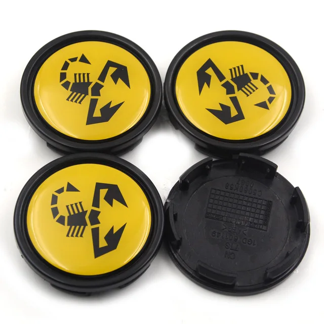 

Gzhengtong 4pcs 58mm Yellow Scorpion Car Wheel Centre Cap Chrome Emblem For Duster Kangoo Auto Styling Center Hub Caps 1GD601149