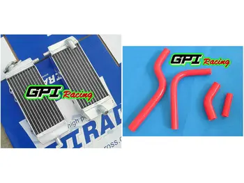 

GPI aluminum radiator +RED hose FOR Kawasaki KX 250F KXF250 KX250F 2004 2005 04 05