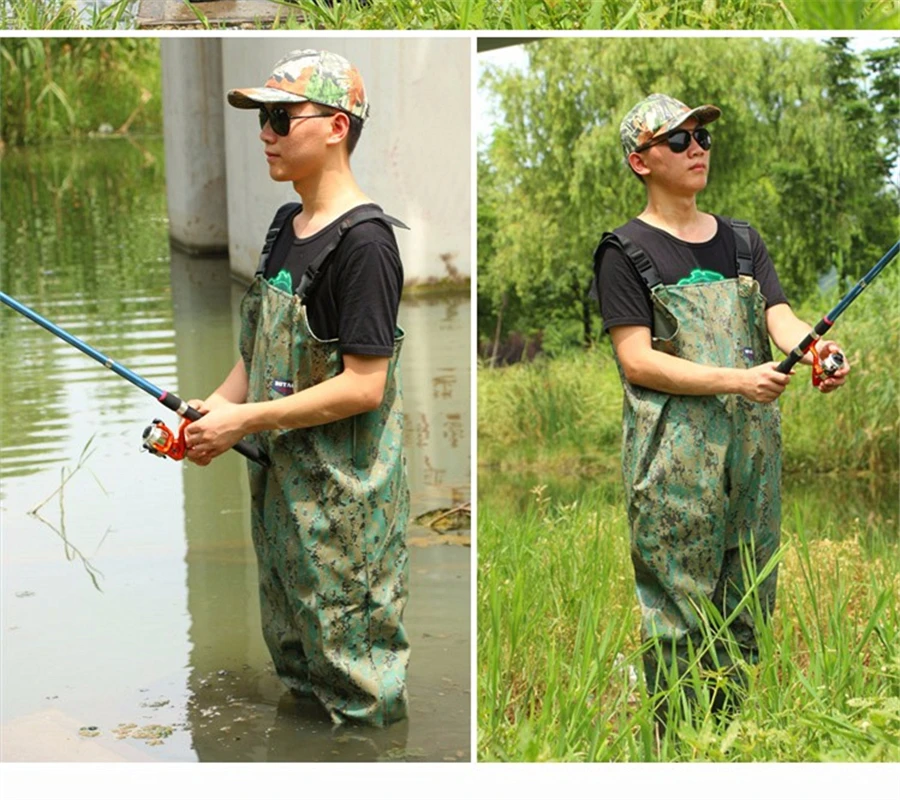 Outdoor Light Comfortable Wear Chest Fishing Waders Boot Waterproof