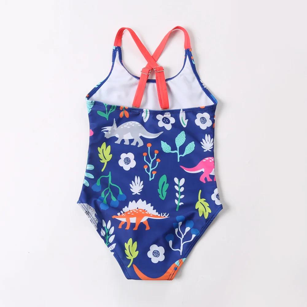 Купальный костюм для маленьких девочек, Цельный купальник, детский купальник с единорогом, детский летний спортивный купальный костюм, CC871