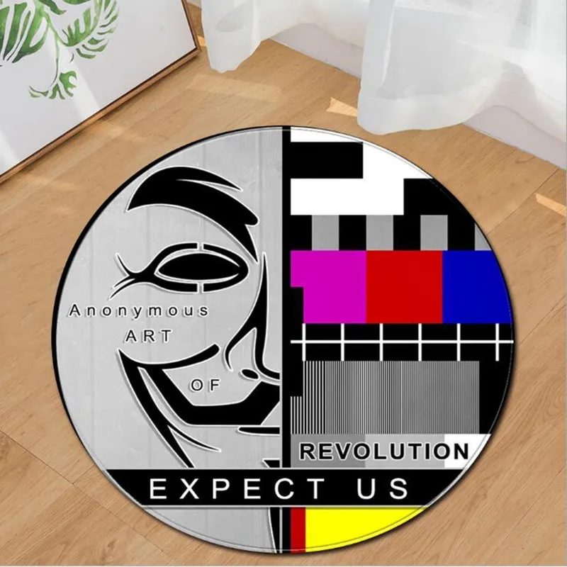 Креативный череп Нежный Круглый мягкий ковер для гостиной спальни детский игровой коврик Домашний Коврик для пола детская комната компьютерный стул коврики