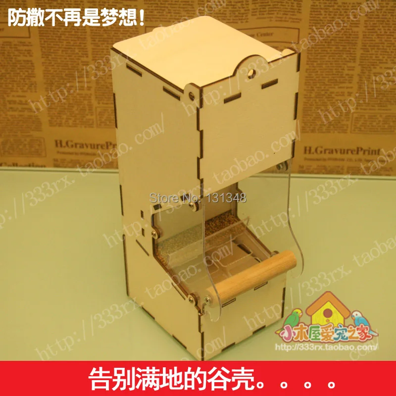Cockatiel Mynah Brid Feeding Box Automatic Bird Feeder Mini