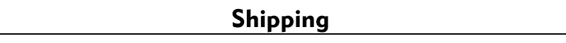 shipping