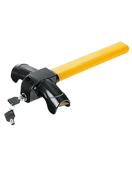 

2keys Heavy Duty Locking Mechanism Prevent Theft T Type Car Semi-automatic Steering Wheel Lock Anti-theft Device Security Lock