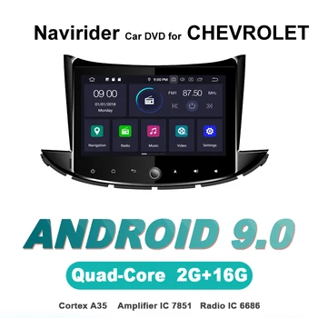 

Navirider autoradio gps navigation android 9.0 car radio Player for CHEVROLET TRAX 2017 Aux bluetooth stereo auto accessories