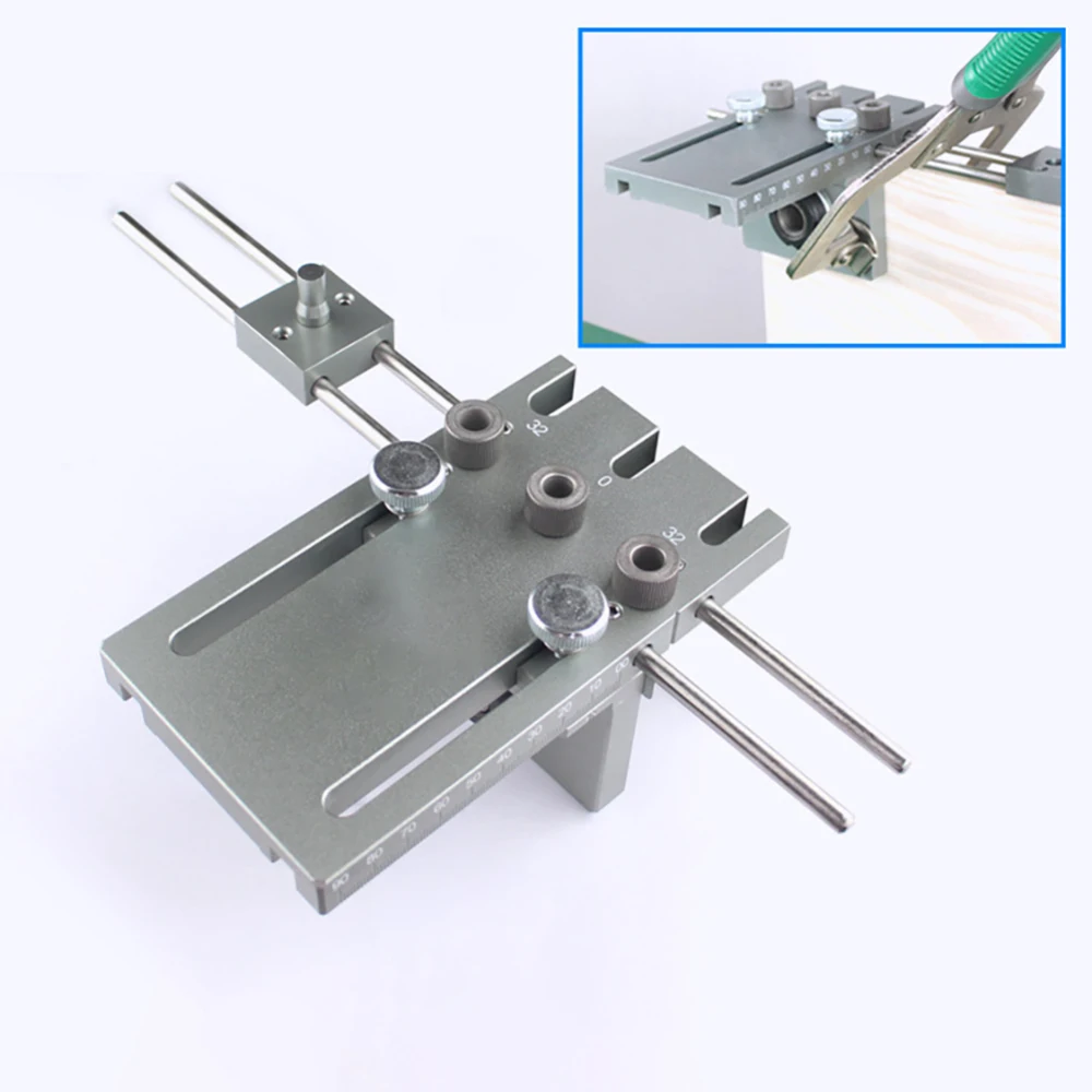 

3 In 1 Dowelling Jig for Furniture Fast Connecting Cam Fitting Woodworking Drill Guide Kit Locator