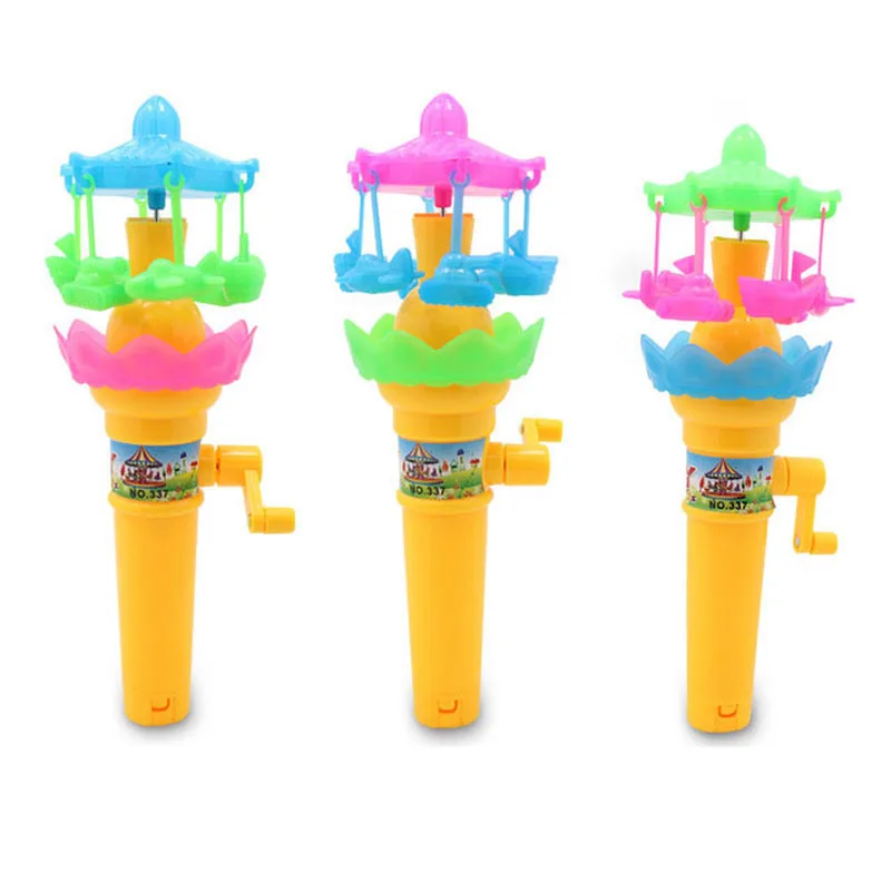 

New Children's Educational Toys Fun Hand-cranked Toy Lighting Rotating Paradise Children's Educational Toys