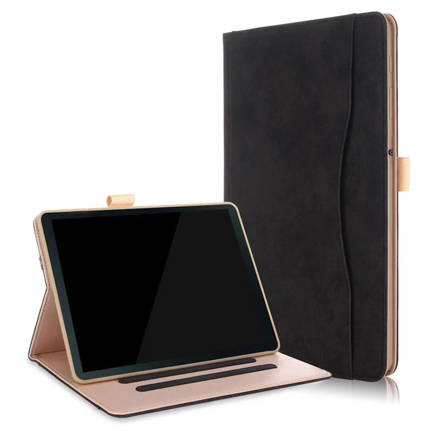 Чехол-подставка для samsung Galaxy Tab S4 10,5 T830 T835 SM-T830 SM-T835 10,", Магнитный чехол для планшета samsung Galaxy Tab S4 - Цвет: Black