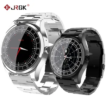 

JRGK Newest DT19 Bluetooth Smart Watch Men Metal Wristwatch Dial Call Heart Rate Blood pressure sport Fitness tracker SmartWatch