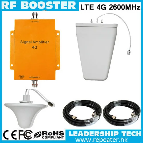 

65dB Mobile Signal Booster 4G RF Repeater 4G booster 4G amplifier 2600MHZ Cell Phone Amplifier 4G magnifier 300m2 coverage