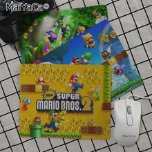 MaiYaCa дизайн super mario bros wii заказной игровой коврик для мыши для ноутбука Гладкий коврик для письма настольные компьютеры мат игровой коврик для мыши