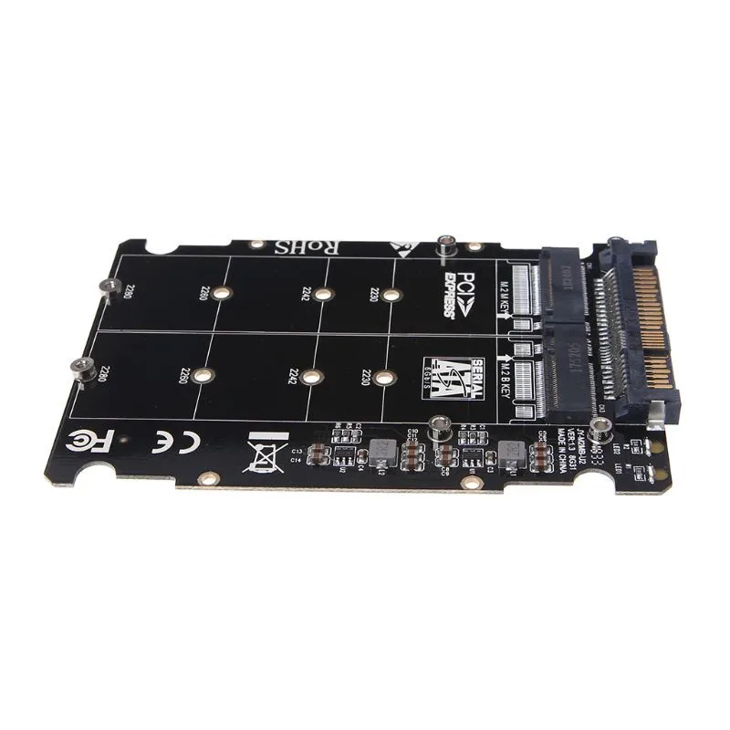 M.2 SSD на U.2 адаптер 2 в 1 M.2 NVMe ключ B/M NGFF SSD на PCI-e U.2 SFF-8639 адаптер PCIe M2 конвертер настольный компьютер C26