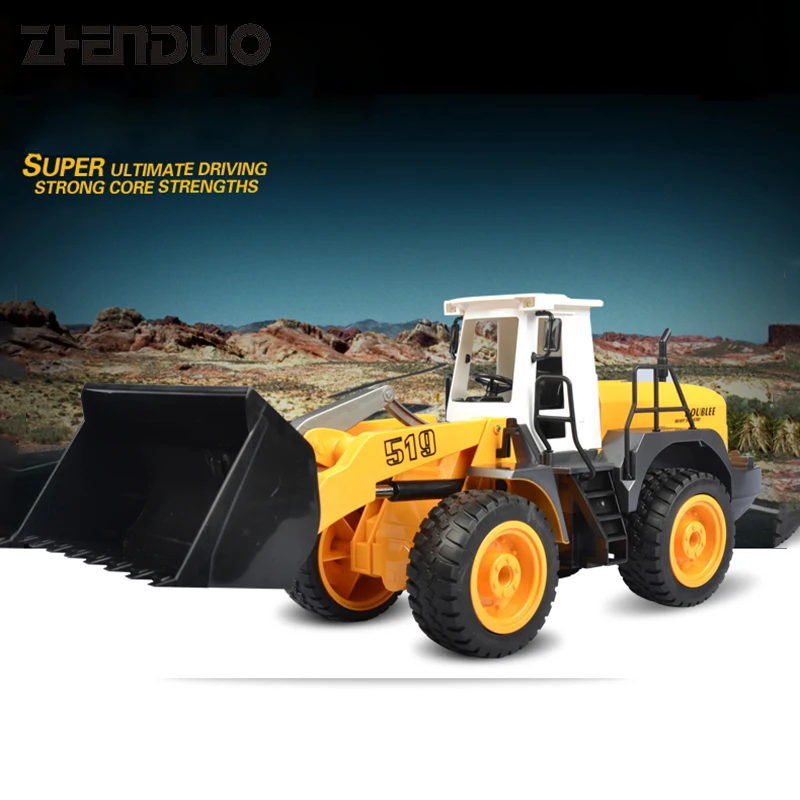 

ZhenDuo Toys E519-001 1:20 RC Remote Control Car Forklift Truck Excavator Bulldozer Charging Engineering Vehicle Children Toy