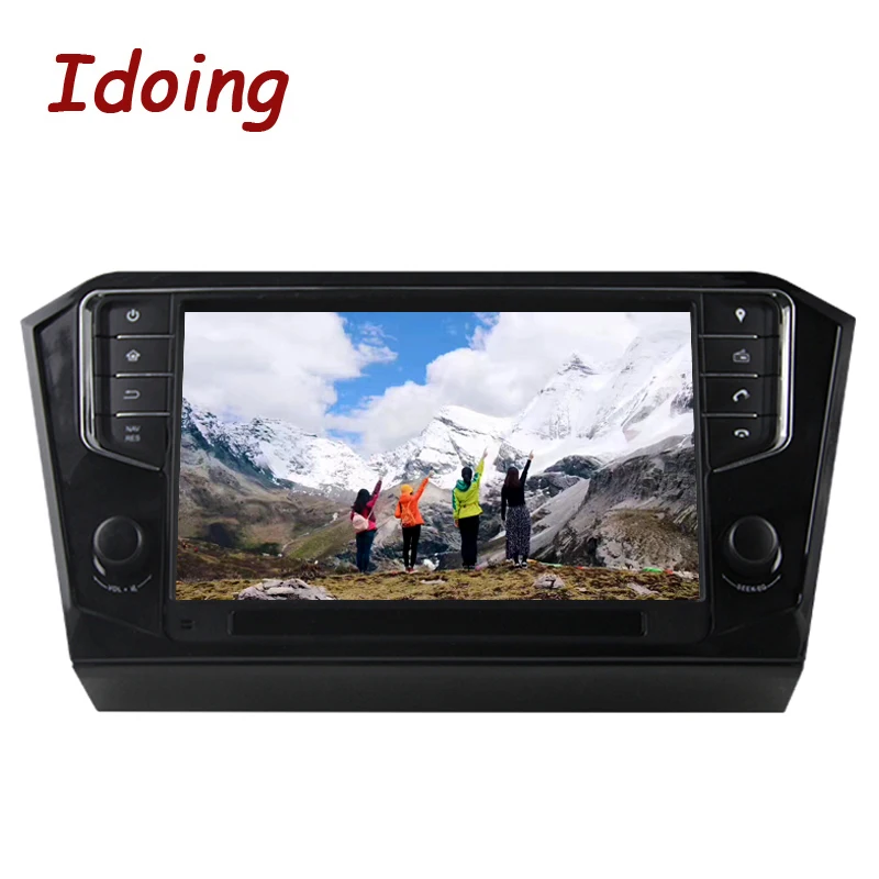 Top Idoing 2GB+16G Steering-Wheel 2Din Android6.0 For Volkswagen Passat 2016 Car DVD Multimedia Player Built-in 3G Dangle 4
