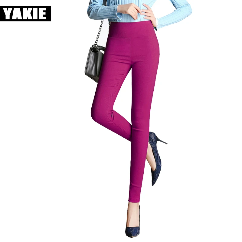 Summer 2022 Clothes High Waist Pants Women Candy Color Winter Ol Casual Pencil Pants Trousers