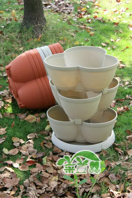Plastic Box Potted Bonsai Terrace Three Dimensional Flowerpot Pallet Garden Pot In The Greenhouse Plastic Box Potted Bonsai Terrace Three Dimensional Flowerpot Pallet Garden Pot In The Greenhouse