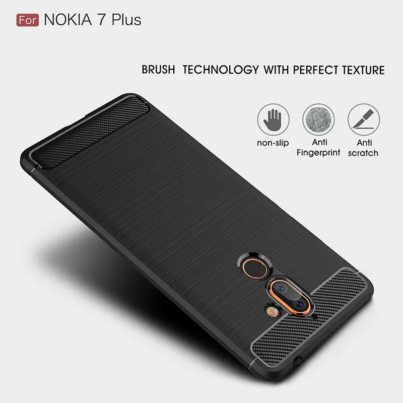 brushed silicone case nokia 7 plus (2)