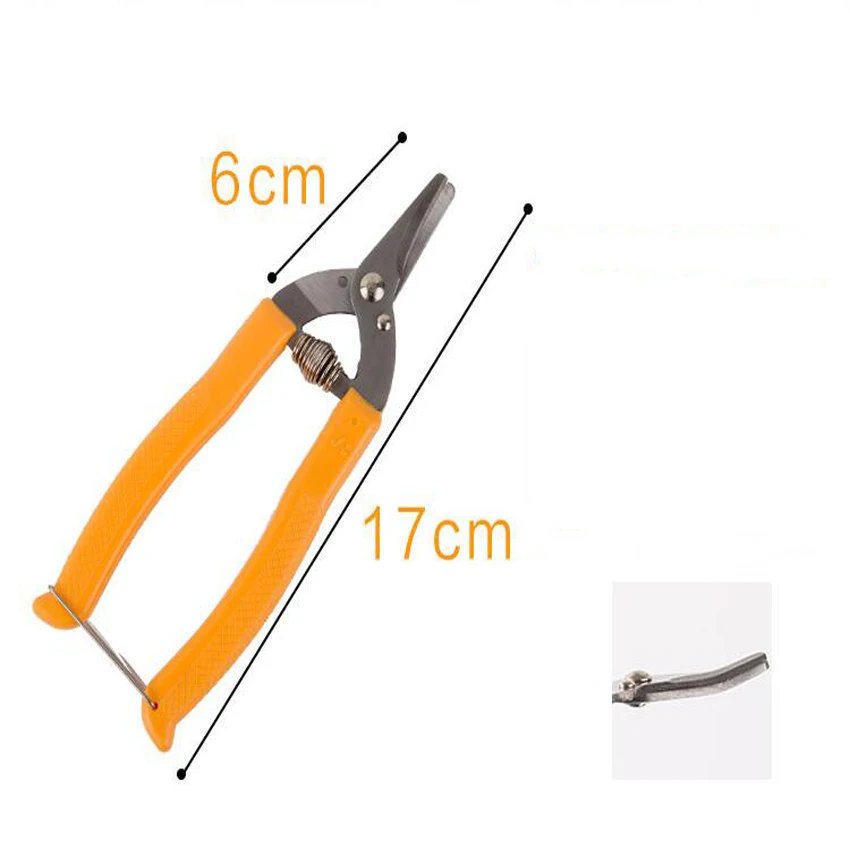 high quality orange scissors Curved mouth small fruit tree pruning shear fruit scissors for gardening fruit experts high quality orange scissors Curved mouth small fruit tree pruning shear fruit scissors for gardening fruit experts