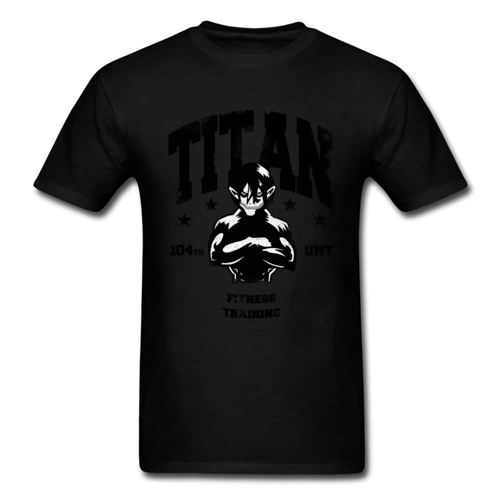 Titan Fitness Cotton Tops T Shirt for Men Normal T Shirt Crazy Funny O-Neck Sweatshirts Short Sleeve Free Shipping Titan Fitness black