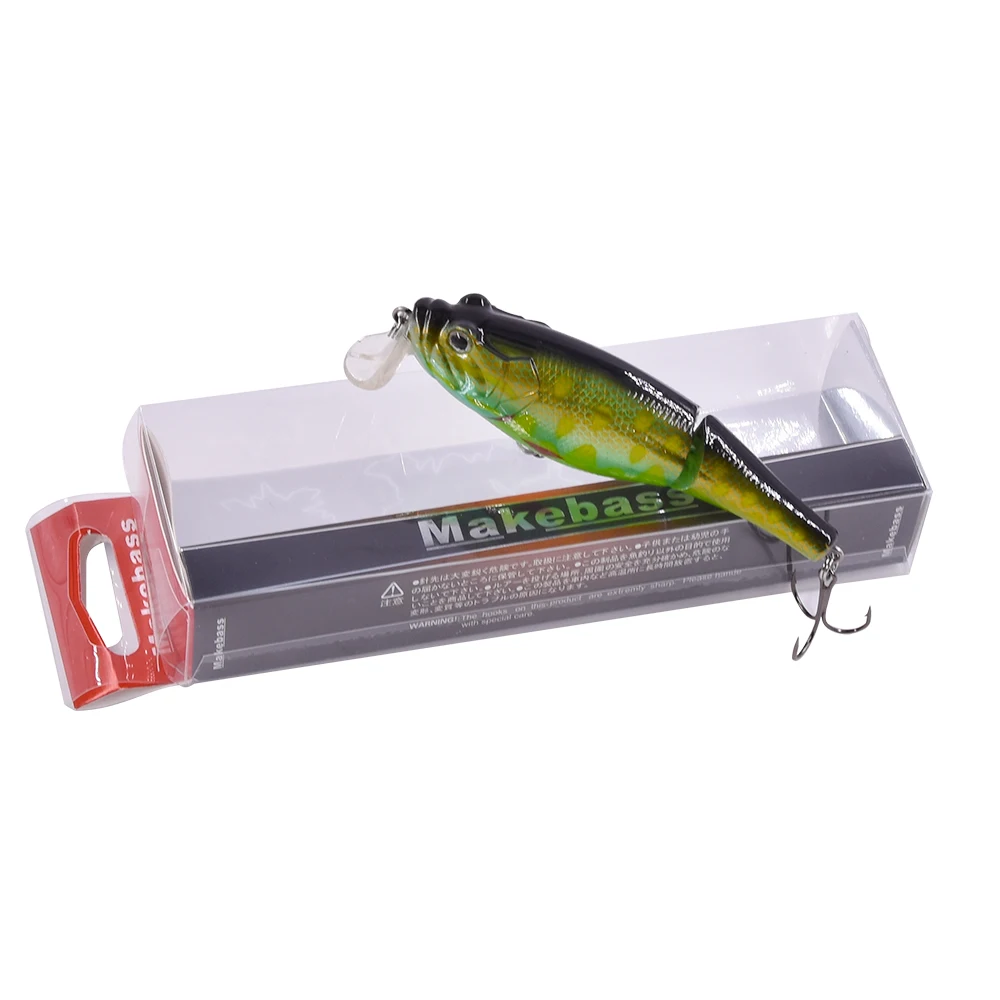 MAKEBASS Crankbait мульти-шарнирная 2 секции BassBaits 3in0. 44oz рыболовные приманки Swimbait HardBaits Искусственные воблеры рыболовные снасти