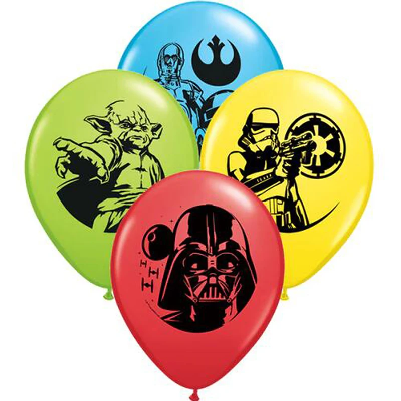 

Wholesale balloons 12pcs/lot Star Wars Latex Balloons birthday party decorations Helium Balloon toys for kids party supply