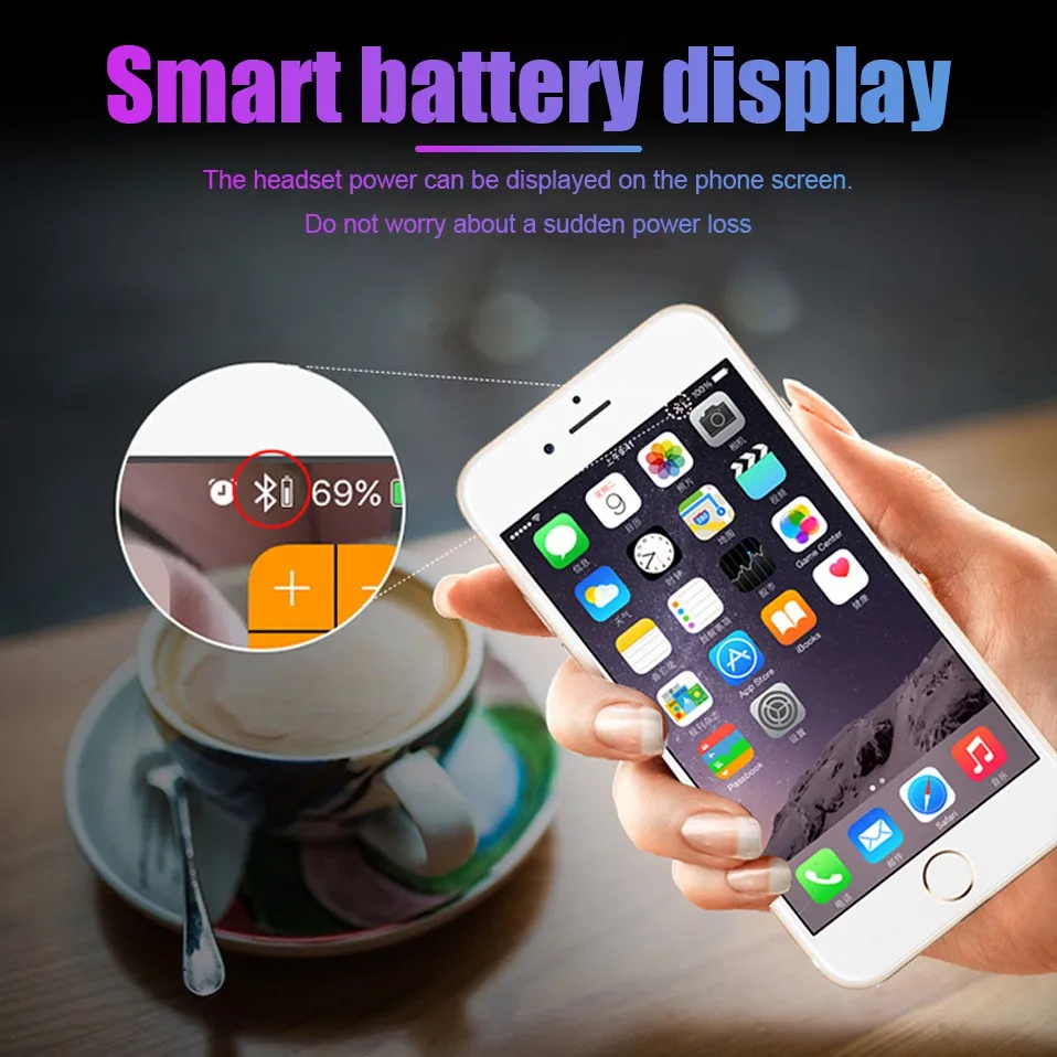 TWS Bluetooth 5.0 Earphone Wireless Headphones with Microphone For Phone Charging Case Gaming Headset Stereo Earbuds Earphones   (13)