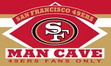 3X5FT San Francisco 49ers man cave flag Digital printing banner