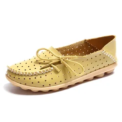 Women Casual Genuine Leather Shoes Woman Flats Hollow Out Loafers Slip On Sneakers Women Ballet Flat Loafers Zapatos De Mujer Women Casual Genuine Leather Shoes Woman Flats Hollow Out Loafers Slip On Sneakers Women Ballet Flat Loafers Zapatos De Mujer