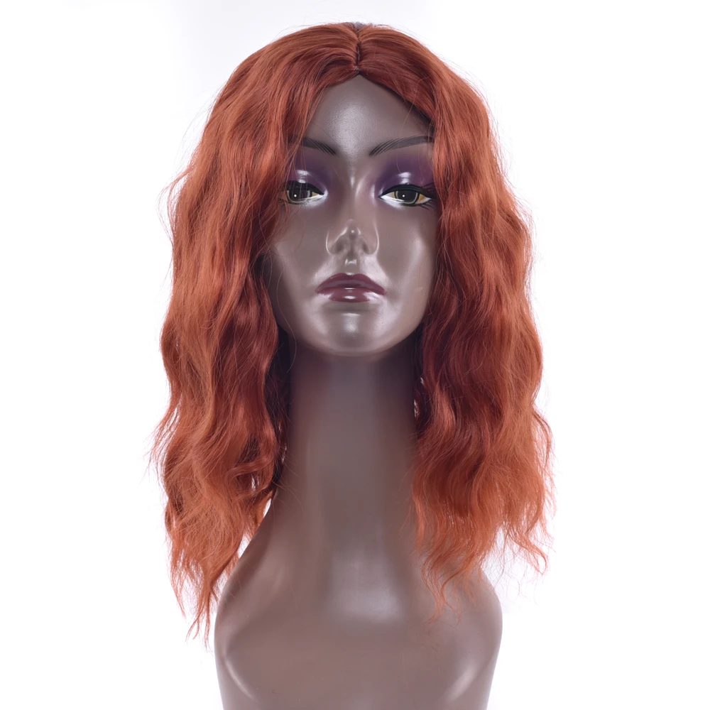 Soowee 3 Colors Burgundy Kinky Curly Synthetic Hair Cosplay Wigs Party