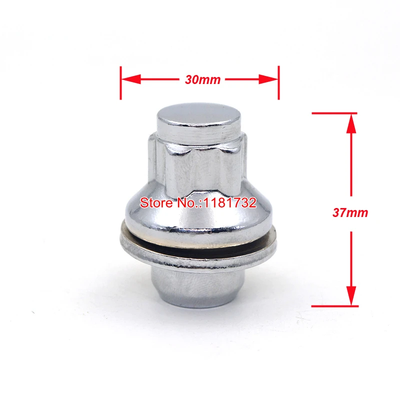 4 шт.+ 1Key противоугонные сплайны типа M12X1.5 автомобильные стальные колесные гайки блокирующие гайки для Toyota