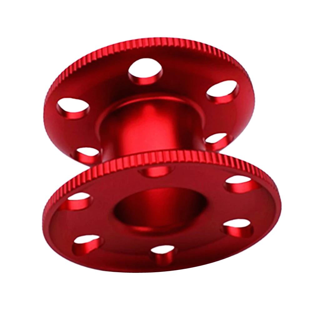 Lightweight Durable Aluminum Scuba Diving Dive Finger Spool Snorkeling Guide Line Reel for Water Sports Snorkeling Accessories