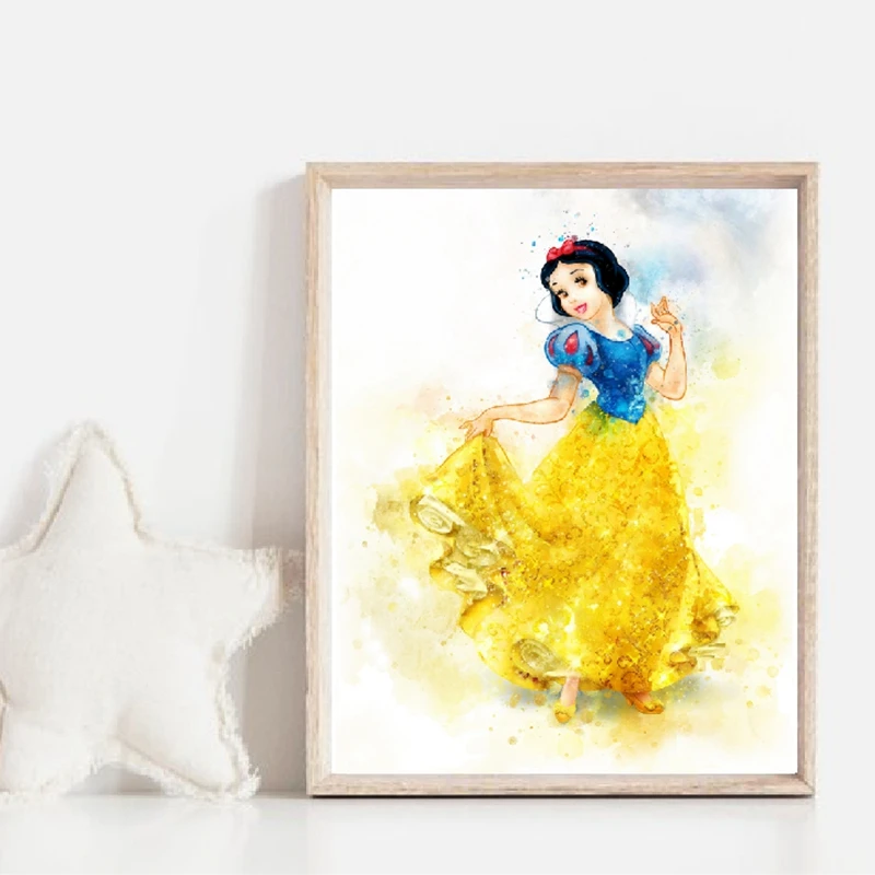 Watercolor Princess Snowwhite Prints