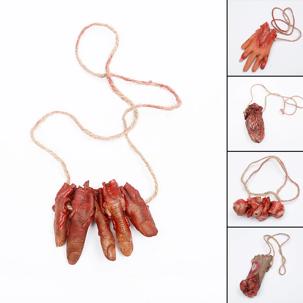 1X Bloody Scary Halloween Fake Hand Severed Arm Horror party Decor Haunted House 1X Bloody Scary Halloween Fake Hand Severed Arm Horror party Decor Haunted House