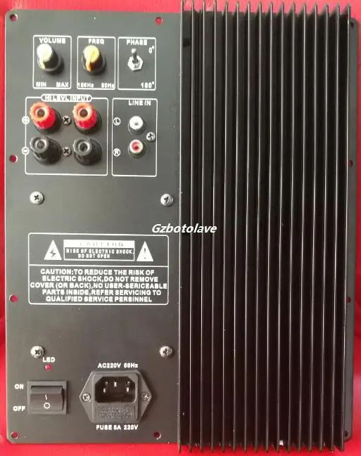 SchedaamplificatoreSubwooferda300Wfiltropassabassosubwoofer