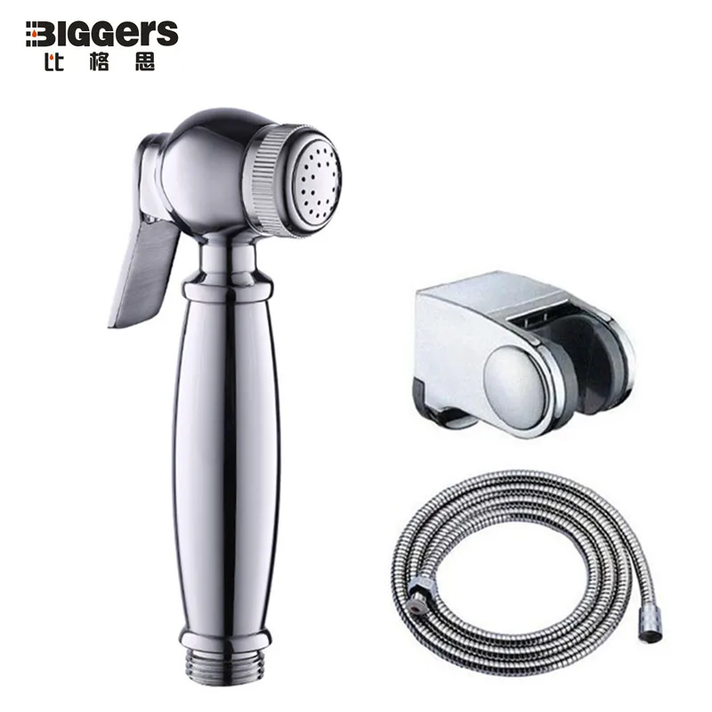 Free shipping Biggers Top quality chrome finished Copper hand held