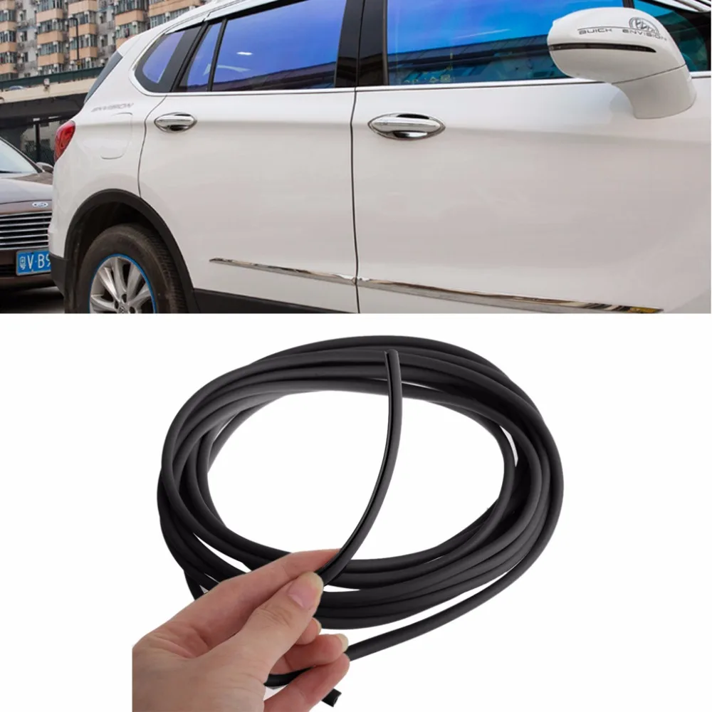 

New Car Door Anti Collision Side Door Edge Guard Rubber Bumper Protection Sticker Strip Decoration 5M Car Accessories C45