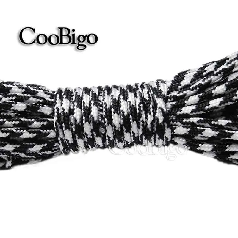 1 шт 50ft Dia.2mm Strand Core Paracord браслет талреп Кемпинг веревка для выживания парашют шнур# S0025-50A/B(Mix-s