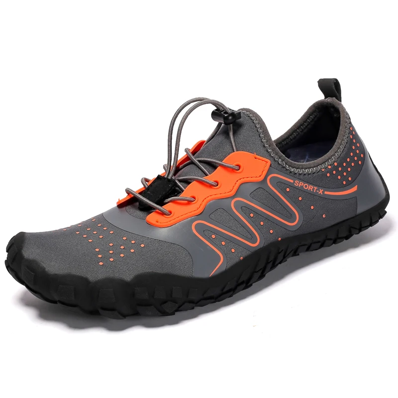 Men Water Shoes 2019 New Arrival Swimming Waterproof Aqua Shoes Seaside Beach Breathable Unisex Shoes Women Yoga Five Toe Shoes
